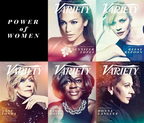 Сила женщин спецпроэкт журнала Variety октябрь 2014 фотообзор