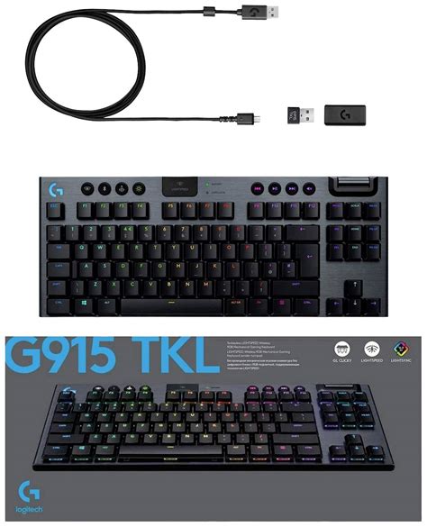 Logitech G915 Tkl Tenkeyless Lightspeed Wireless Bluetooth Gaming
