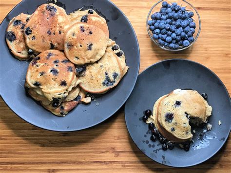 Super Fluffy Keto Blueberry Pancakes Healthy Ambitions