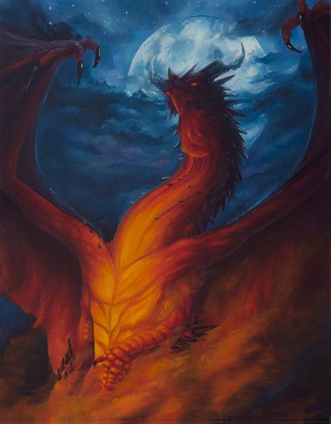 Dragon Chronicles Volcanic Whelp Dragon By Robertcrescenzio On