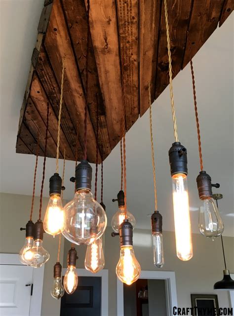 This diy desk lamp is easy to make and it looks really good. Edison Bulb Chandelier: A DIY Overview in 2020 | Rustic light fixtures, Edison light fixtures