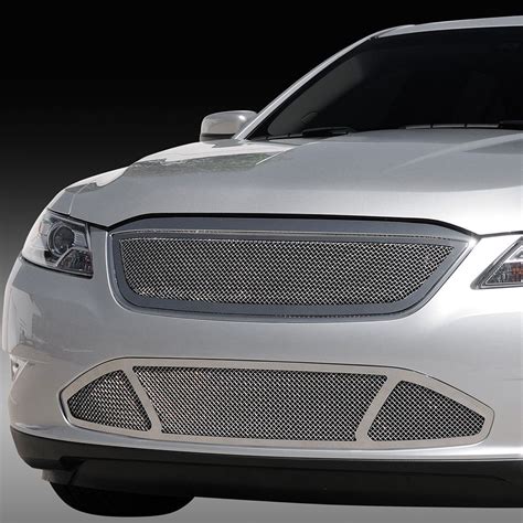 T Rex® Ford Taurus 2010 2012 1 Pc Upper Class Series Polished Mesh Grille
