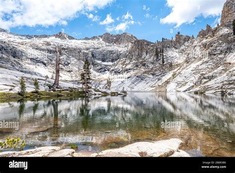 Pear Lake Rests At The Base Of Alta Peak And Marks The End Of The 66