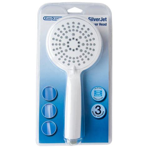 Euroshowers Silverjet White Shower Head Bathroom Trends