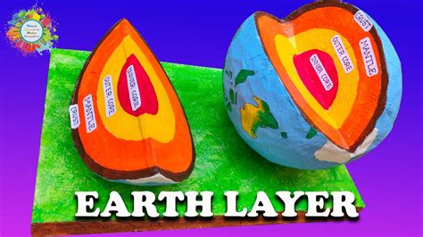 How To Make Earth Layer Model Make 3d Earth Layer Model For School