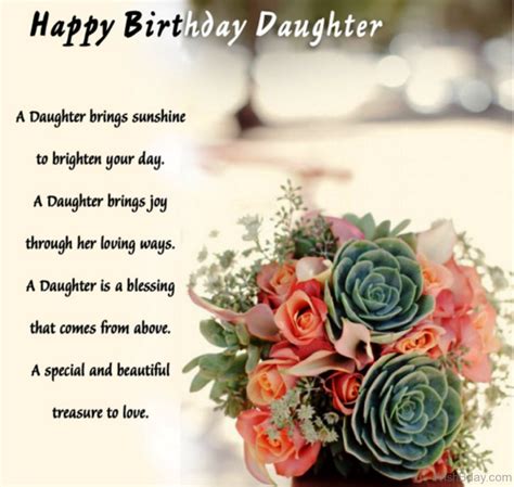 Birthday daughter 100's of free birthday daughter card verses from the crafting community of craftsuprint. 69 Birthday Wishes For Daughter