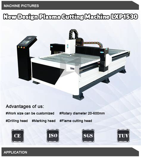 New Design Cnc Plasma Cutting Machine 1530 With Work Size 15003000mm