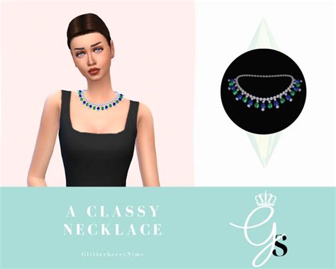 Request A Classy Necklace Glitterberry Sims On Patreon In 2021