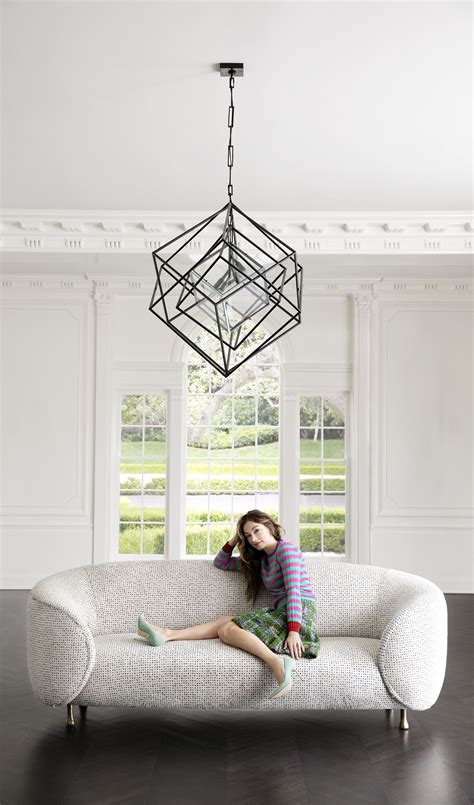 Kelly Wearstler Cubist Large Chandelier Geometric Lighting Available