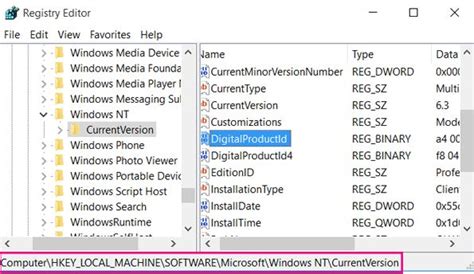 How To Find Windows 10 Product Key In Registry