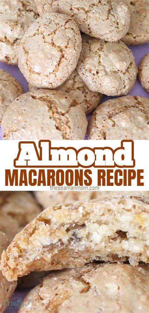 Simple Almond Macaroons Recipe In 2020 Macaroon Recipes Fall Baking