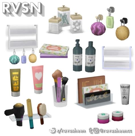 Hot Sim Disguise Clutter Set Ravasheen On Patreon Sims 4 Cc