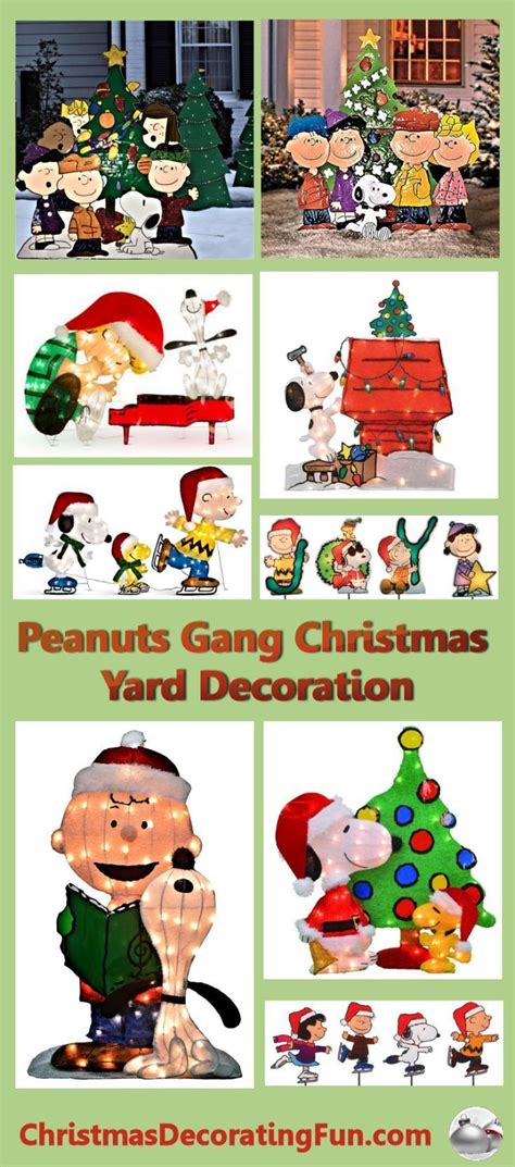 Peanuts Gang Outdoor Christmas Decorations