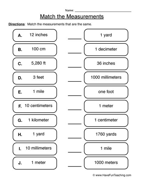 Math Weight Worksheets Resources