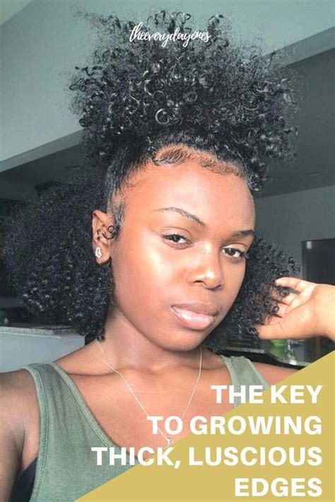 How To Thicken Your Edges To The Curl Market Curly Hair Styles