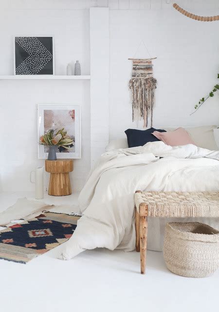Bohemian Wall Tapestry Shabby Chic Style Bedroom Las