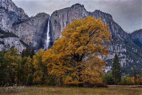 Autumn Surprise Upper Yosemite Fall Yosemite Eloquent Images By