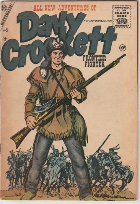 Davy Crockett Frontier Fighter 5 Mar 56 Fnvf Mid High Grade Davy