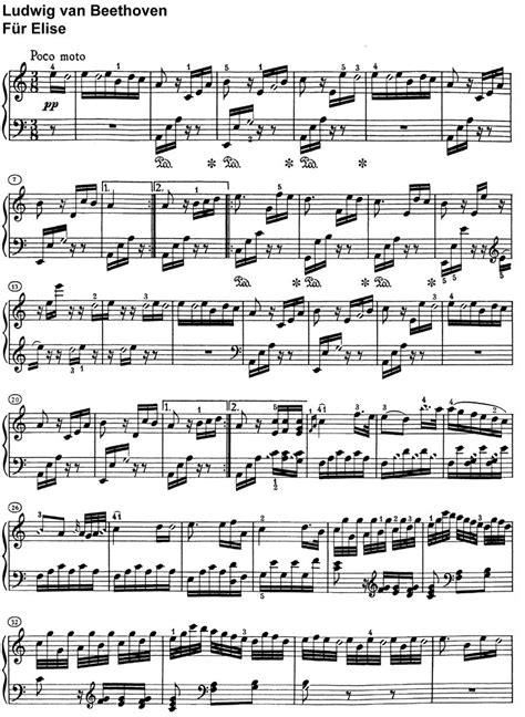 In seiner schaffenszeit schrieb beethoven zahlreiche sinfonien, opern und kammermusikstücke. Beethoven - Für Elise - 5 Variationen - piano sheet music