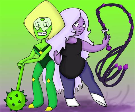 Peridot And Amethyst Weapons By Asphalt Cowgirl On Deviantart