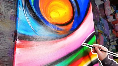 How To Paint Abstract Art With Acrylic Paint The Dance