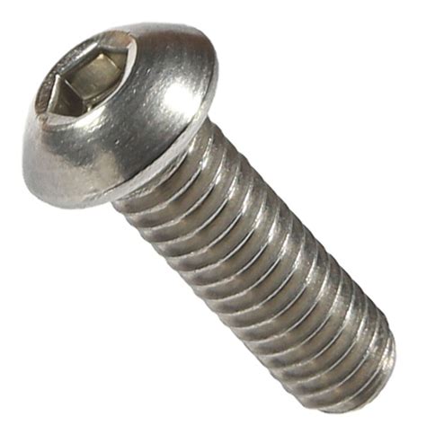 25pcs 304 Stainless Steel Button Head Socket Cap Screws Internal Hex