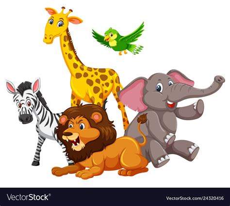 Wild Animal Clipart Vector 10 Free Cliparts Download Images On
