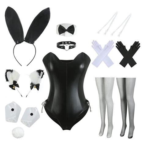 Deliby Bunny Anime Girl 12pcs Women Costume Bunny Rabbit Etsy Australia