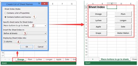 How To Create Macro Buttons In Excel Worksheets
