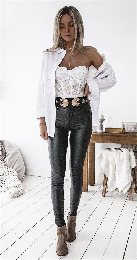 Https://wstravely.com/outfit/white Leather Pants Outfit