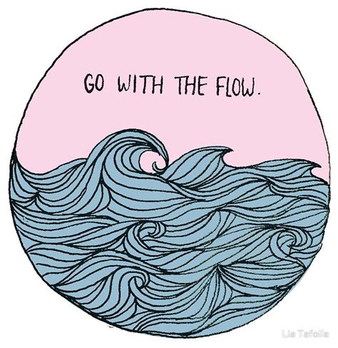 Go With The Flow By Lia Tafolla Red Bubble Stickers Cool Stickers