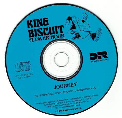 Journey King Biscuit Flower Hour 1991 Cd Discogs