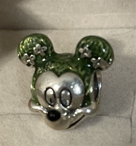 Authentic Disney Pandora Mickey Mouse Topiary Charm R Gem