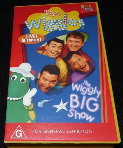 The Wiggles The Wiggly Big Show Live In Concert Vhs Pal 1999 Original
