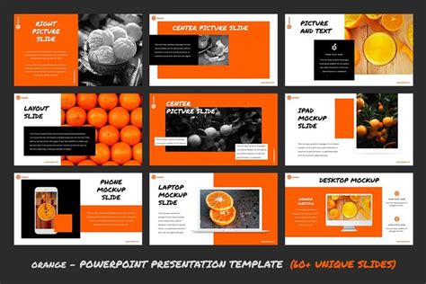 Orange Powerpoint Template Powerpoint Templates Powerpoint