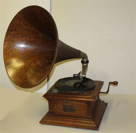 Bargain Johns Antiques Antique Oak Number 3 Victor Phonograph Record