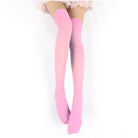 Women Sexy Stockings Candy Color Trendy Velvet Pantyhose Cute Thigh