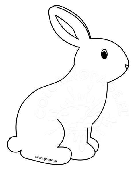 Printable Rabbit Coloring Pages For Kids | Coloring Page