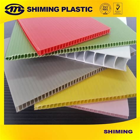 Eco Friendly Polypropylene Danpla Corrugated Plastic Cardboard Sheets