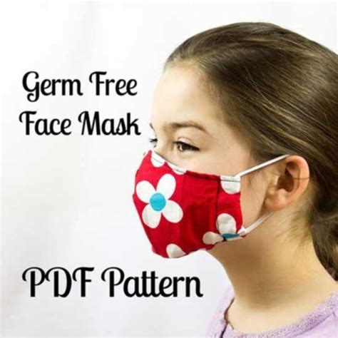 2 please check your scale here after print. Germ Free Face Mask | Sewing Pattern Download - MammaCanDoIt