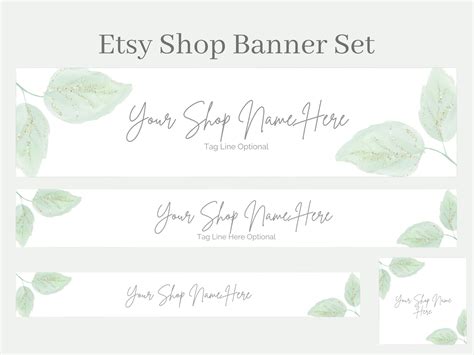 etsy-banner-set-floral-etsy-shop-banner-kit-minimalist-etsy-etsy-in-2021-etsy-shop-banner