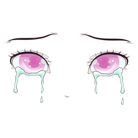 Teary Eyes Png Image Anime Eyes Teary Pink Shed Tears Tears Eyebrow