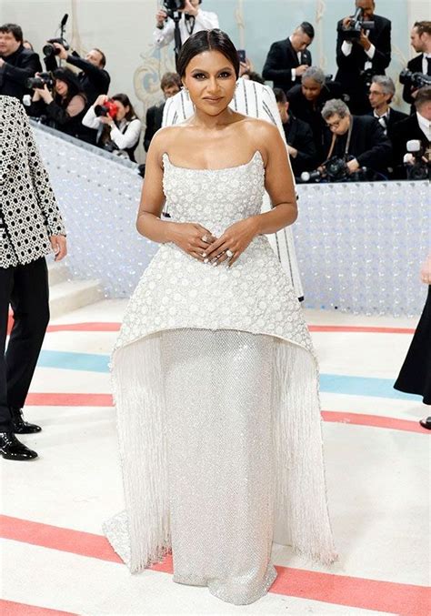 Mindy Kaling Crystal Covered Mini Met Gala After Party 2023