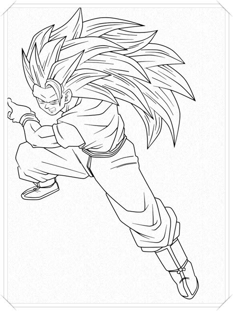 colorear a goku ultra instinto - 🥇 Dibujo imágenes