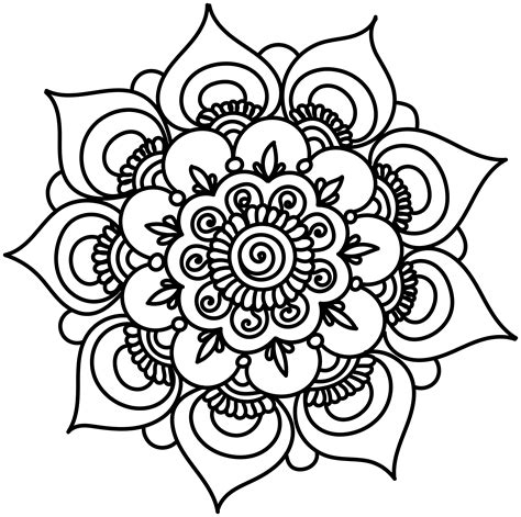 Free Svg Circular Pattern Mandala Art 187 File For Cricut Mandala Svg