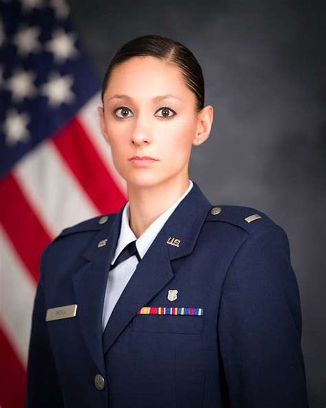 Official Portrait 1st Lt Samantha J Brown Us Air Force Nara