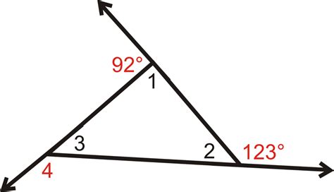 Exterior Angles Theorems Read Geometry Ck 12