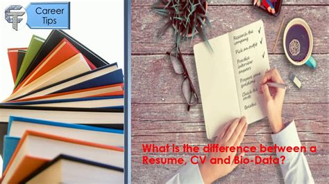 Cv in the actual sense means course of life. Difference between Bio data, CV & Resume - YouTube