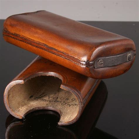 Antique Leather Cigar Case Ebay