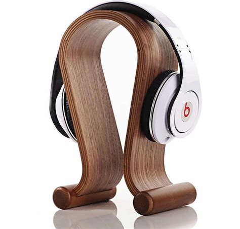 Premium handmade headphone cables and interconnects, made in the uk by oidio sound. Wooden Headphones Stand/Hanger/Holder | Wood headphones, Diy headphone stand, Headphone stands